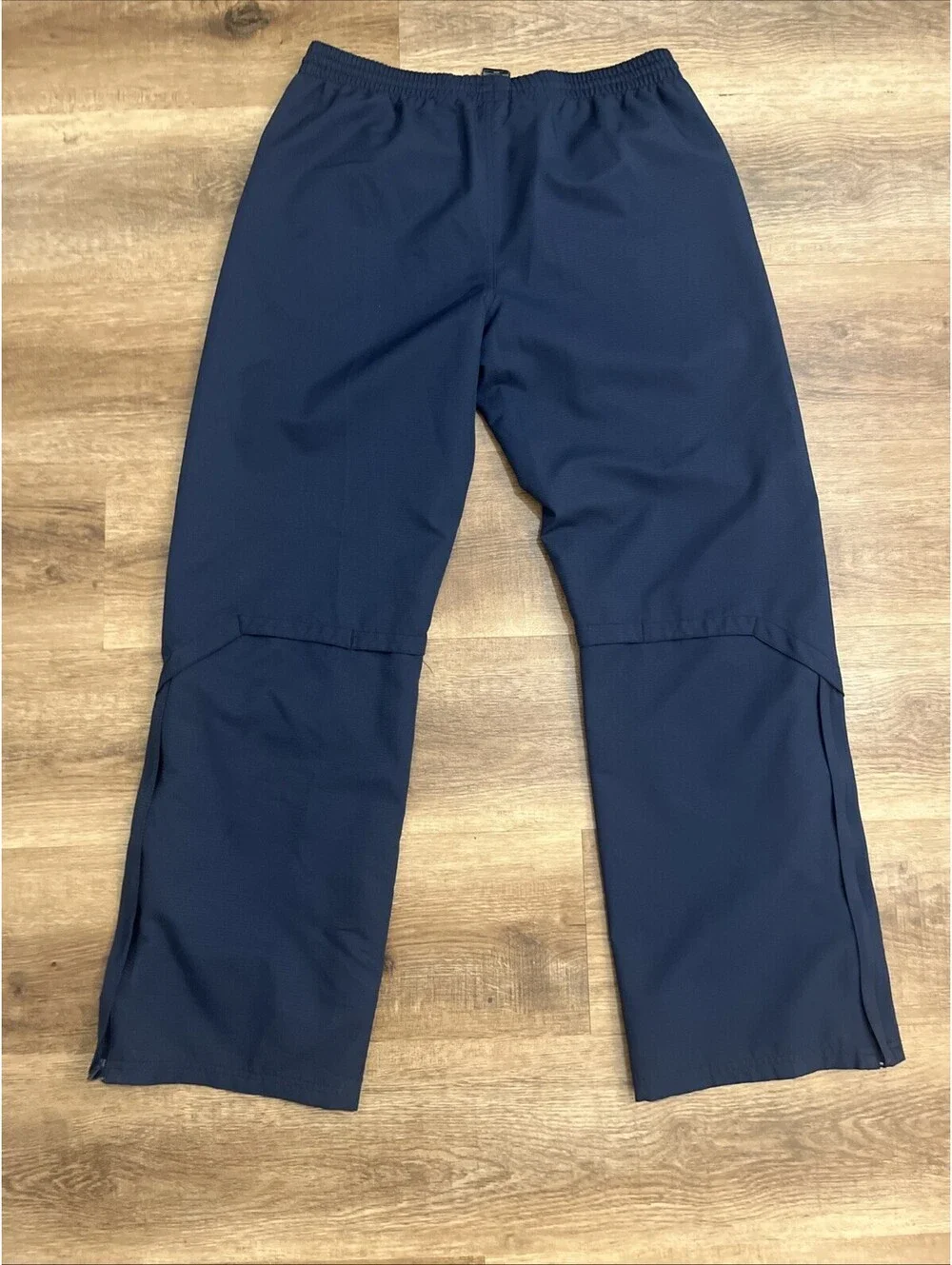 Adidas Y2K Track Pants Mens Medium Blue Mesh Lined Athletic Training Athleisure